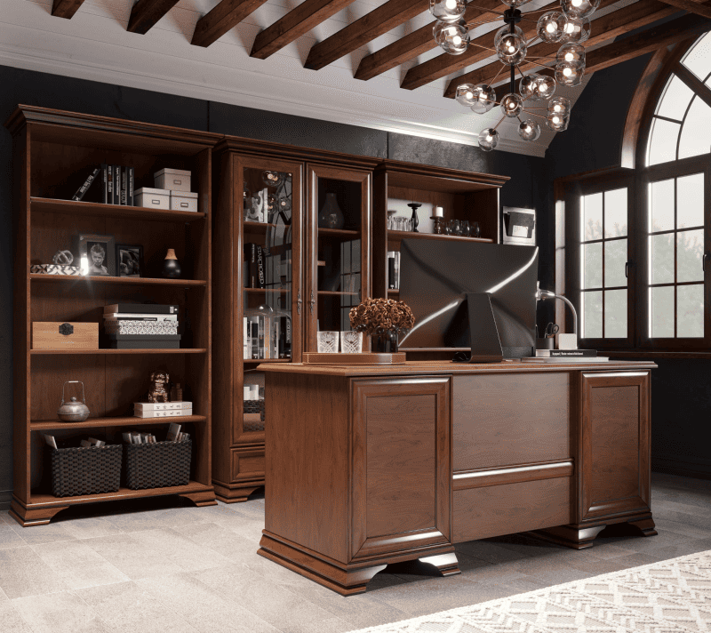 Стол письменный Кентаки каштан BIU2D2S_5