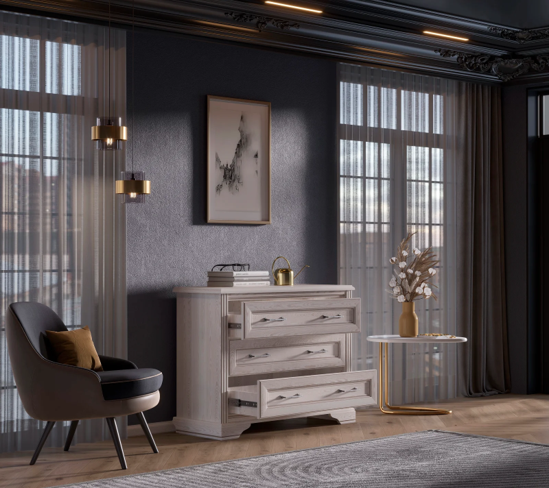 Комод Стилиус лиственница сибирская KOM3S_2