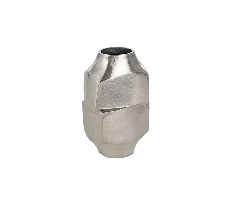 Ваза декоративная Абукай никель 421041