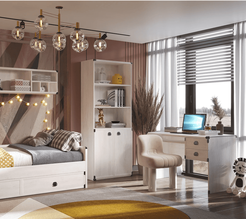 Стол письменный Индиана сосна каньон JBIU2S_6