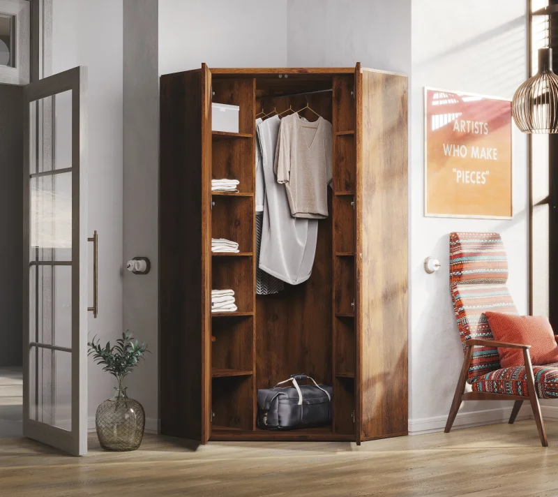 Шкаф угловой Индиана дуб саттер JSZFN2D_2