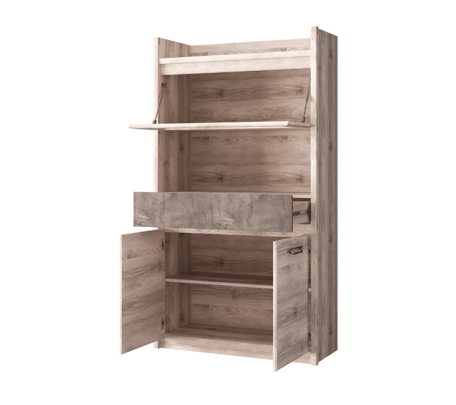 Витрина Джаз каштан найроби/оникс 1V2D1S_1