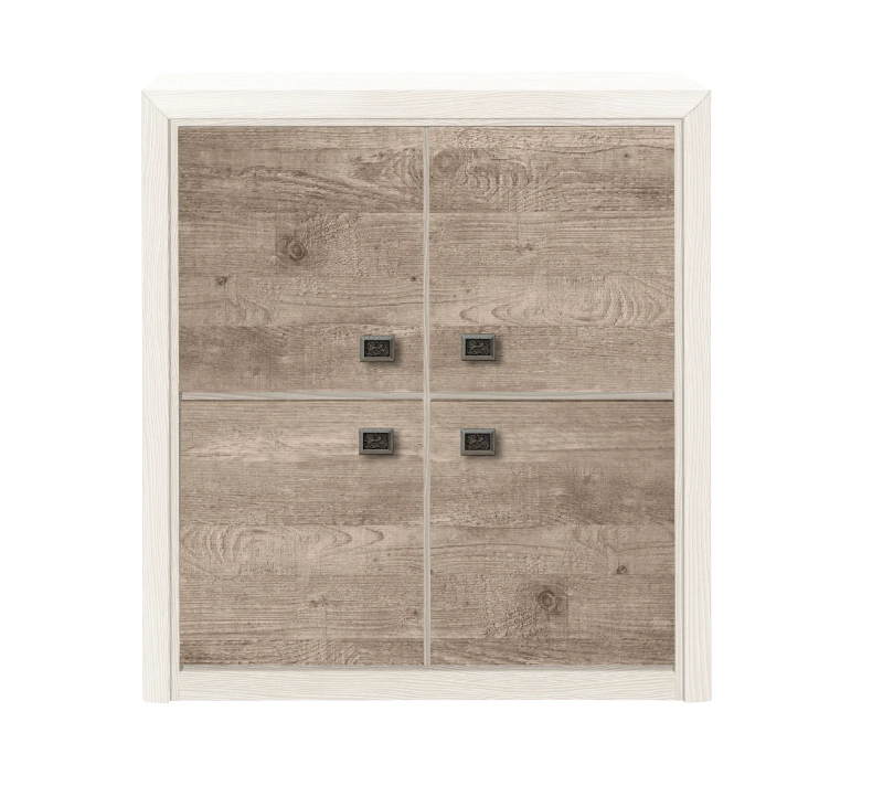 Тумба Коен ясень снежный КОМ4D