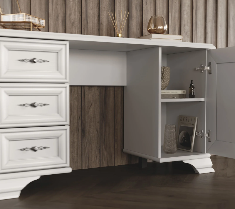 Стол туалетный Кентаки белый TOL_5