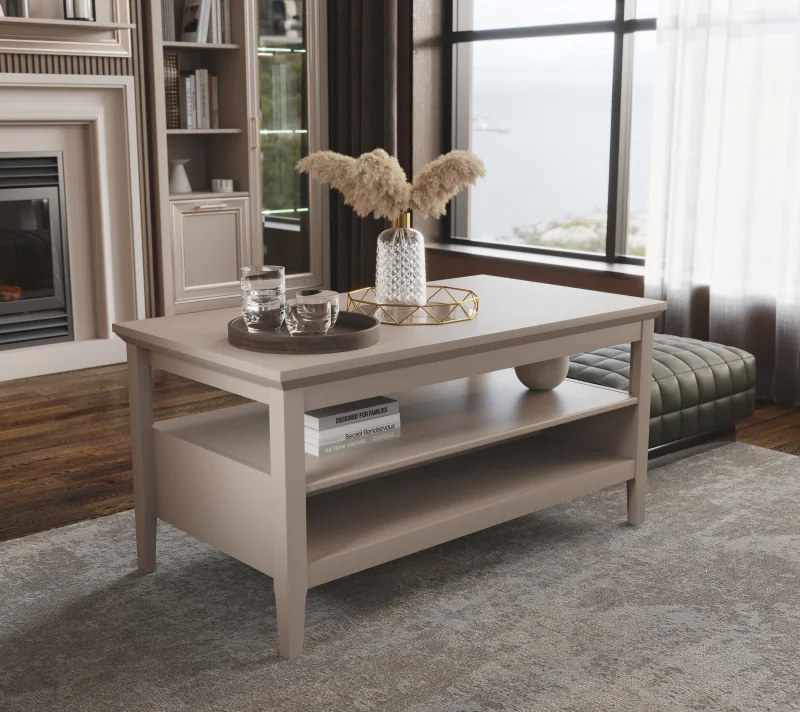 Стол журнальный Классик глиняный серый LAW/110_4