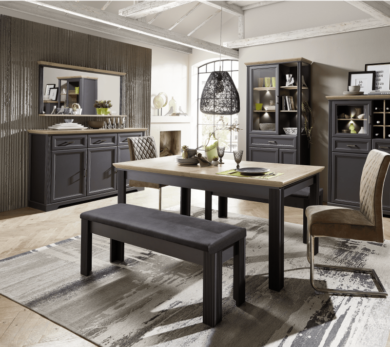 Шкаф с подсветкой Жасмин графит/дуб артизан REG3D1S_6