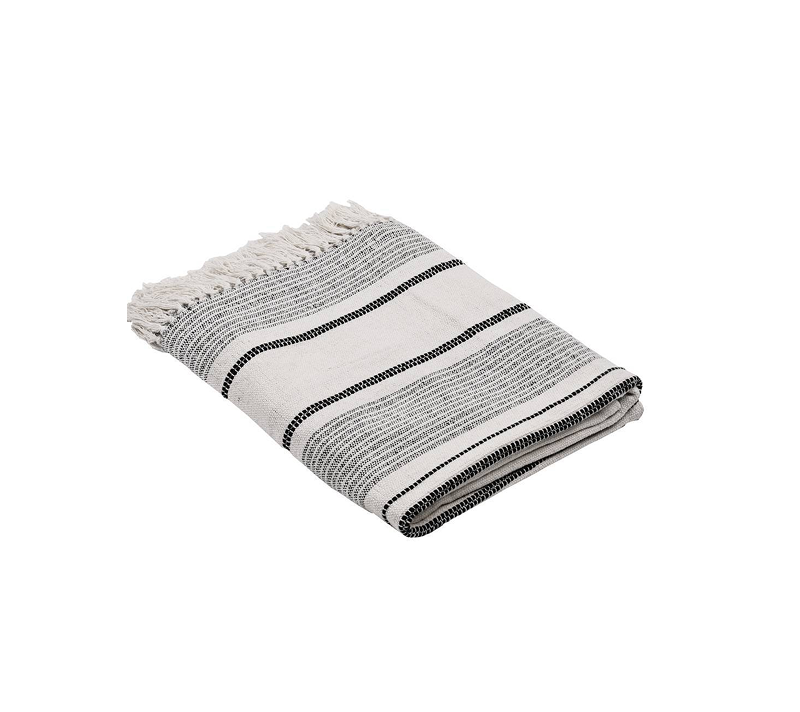 Плед Лонглак белый/серый 420064