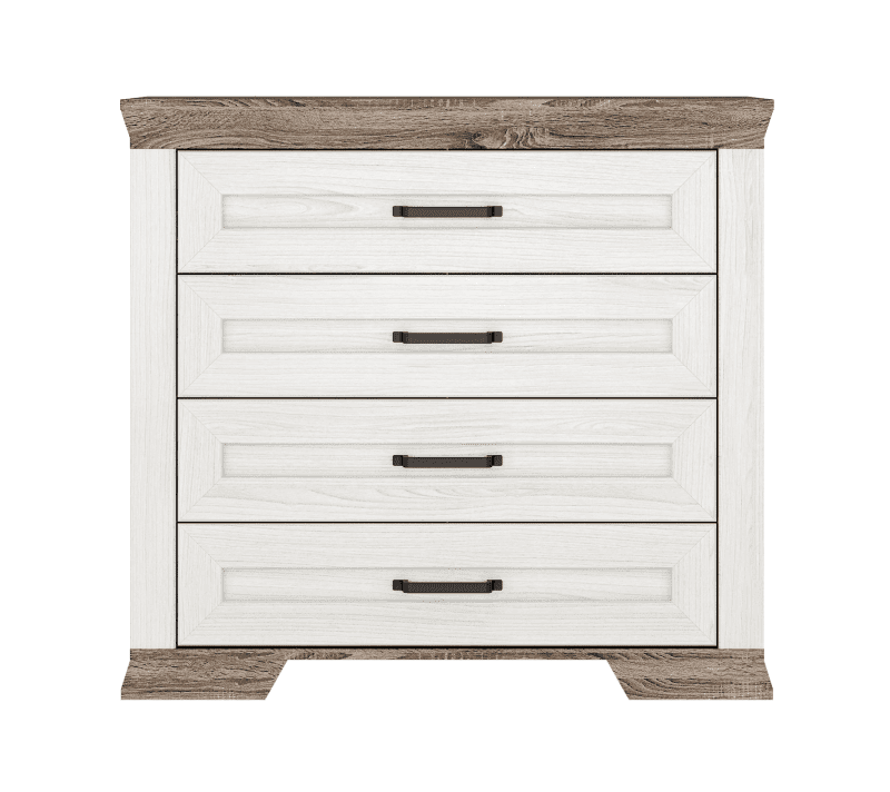 Комод Марсель ясень снежный KOM4S