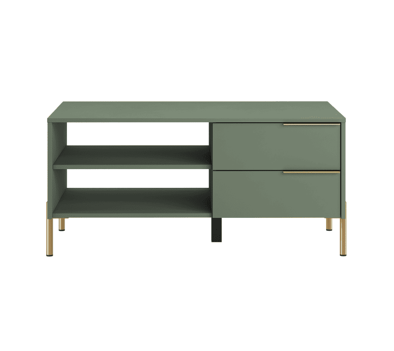 Стол журнальный Сиена дымчатый зеленый/дуб вотан LAW2S