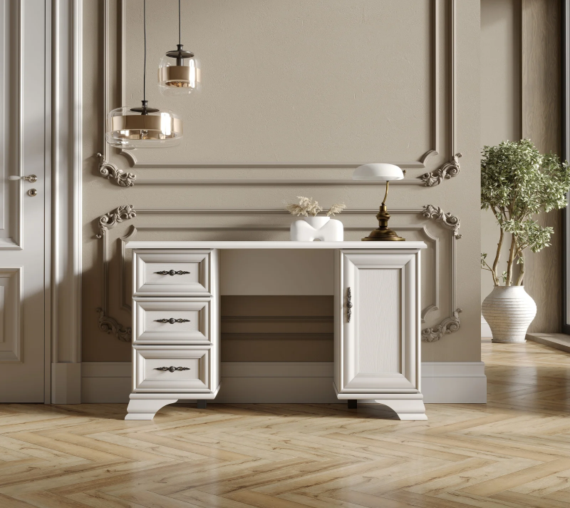 Стол туалетный Кентаки белый TOL_1