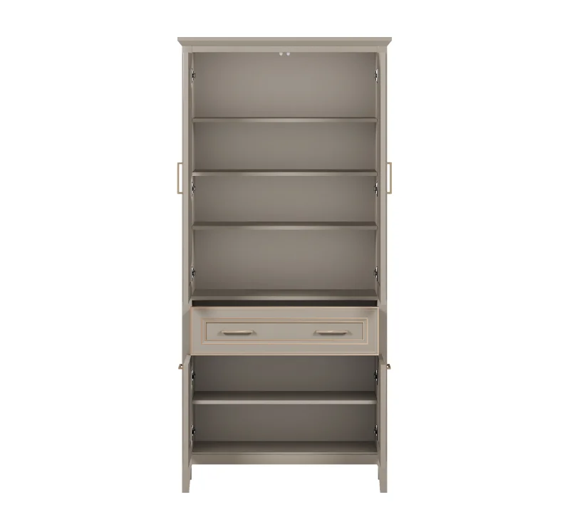 Шкаф Классик глиняный серый REG4D1S_1