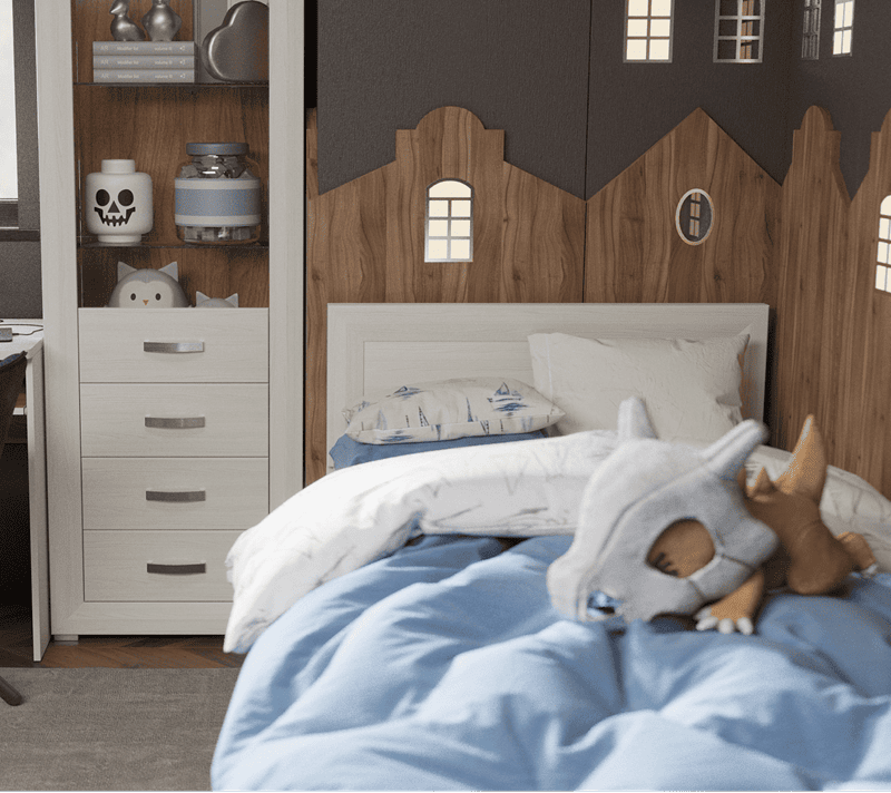 Кровать Мальта лиственница сибирская/орех лион LOZ90x200_4