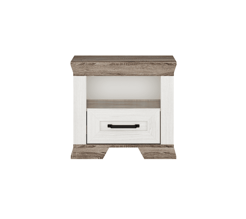 Тумба прикроватная Марсель ясень снежный KOM1S