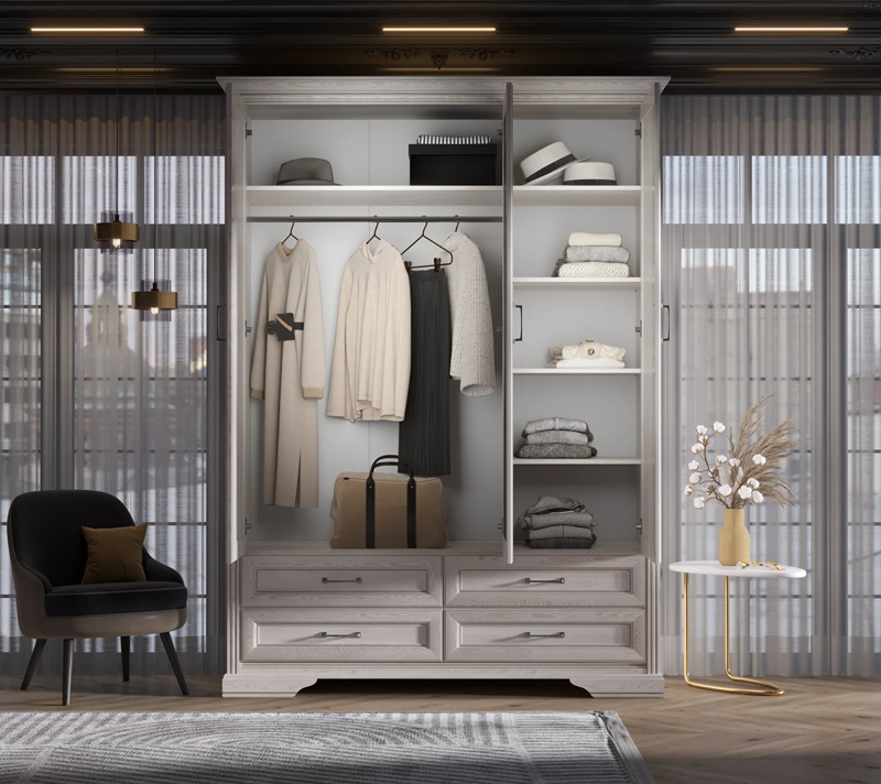 Шкаф Стилиус лиственница сибирская SZF3D4S_2