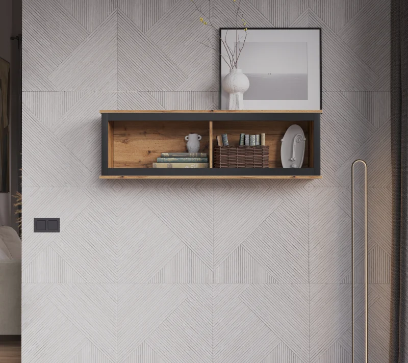 Полка навесная Лофт дуб вотан SFW/130_1