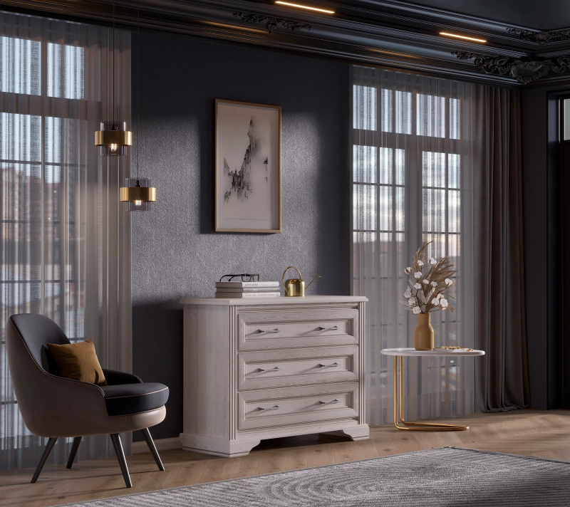 Комод Стилиус лиственница сибирская KOM3S_3