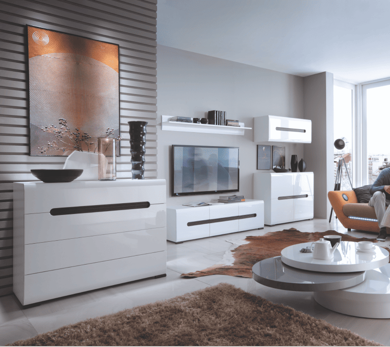 Комод Ацтека белый КОМ4S/8/11_4