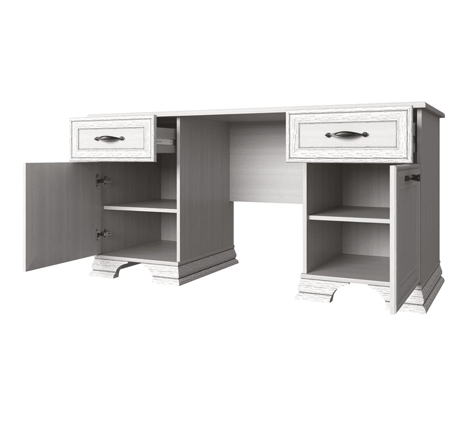 Стол письменный Тиффани вудлайн кремовый_1