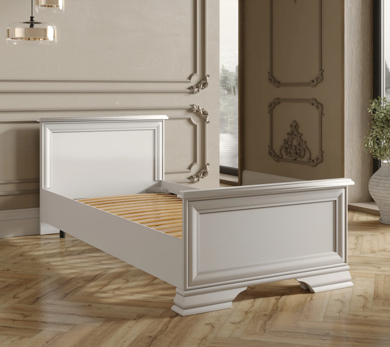 Кровать Кентаки белый LOZ90x200_3