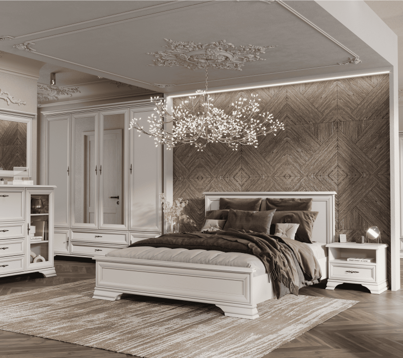 Кровать с подъемным механизмом Кентаки белый LOZ160x200_6