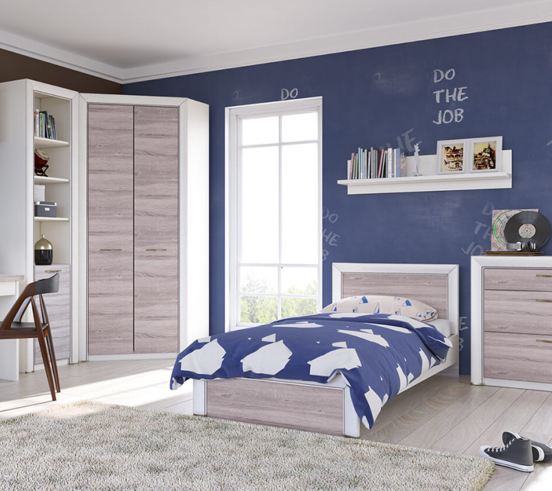 Комод Оливия дуб анкона 3S_3