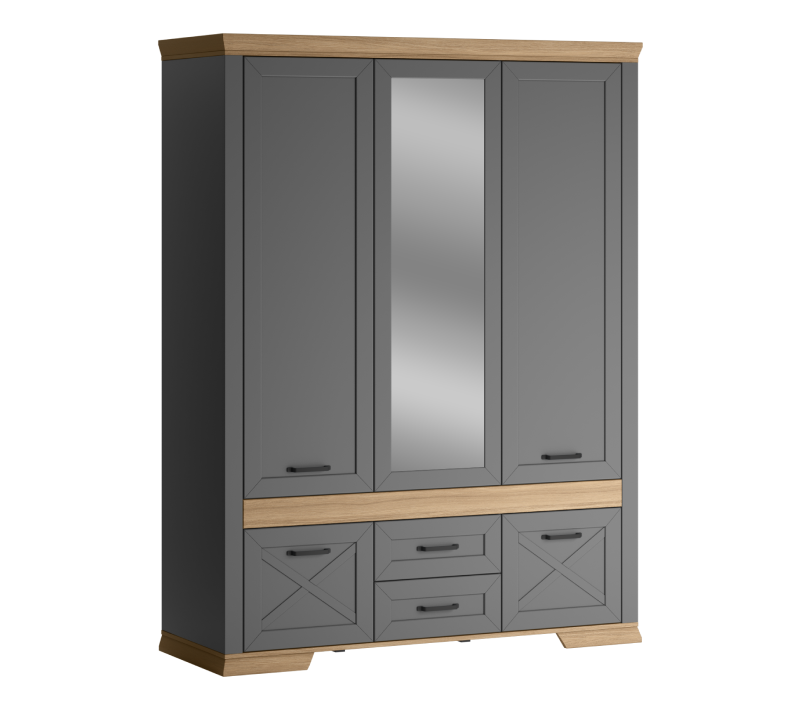 Шкаф Марсель дымчатый алмаз SZF5D2S_2