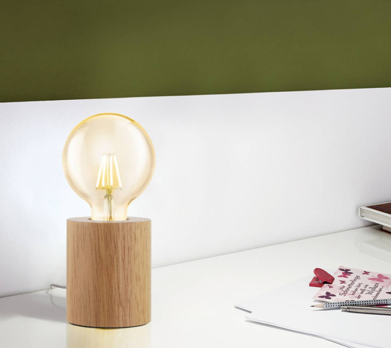 Настольная лампа Тариалдо коричневый 99079_1