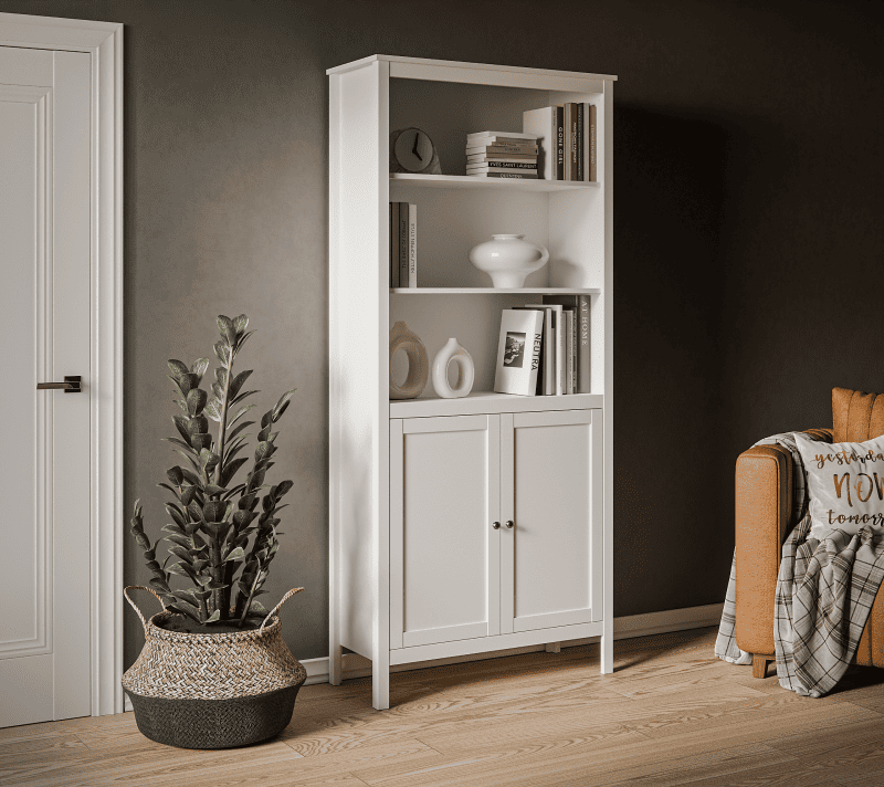 Стеллаж Эва белый REG2D_3