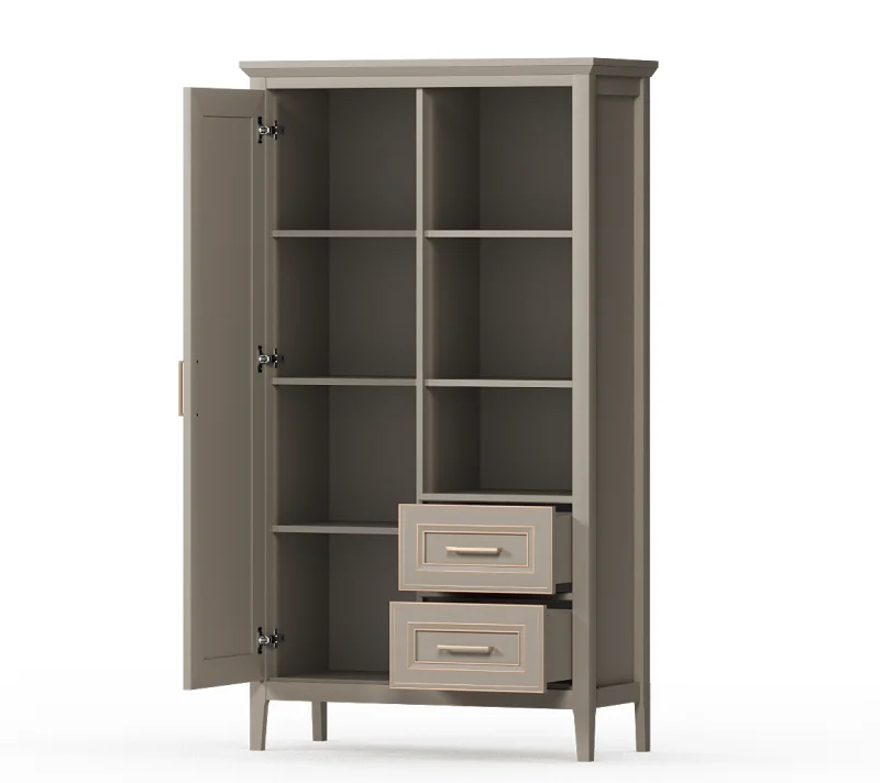 Шкаф Классик глиняный серый REG1D2S_1