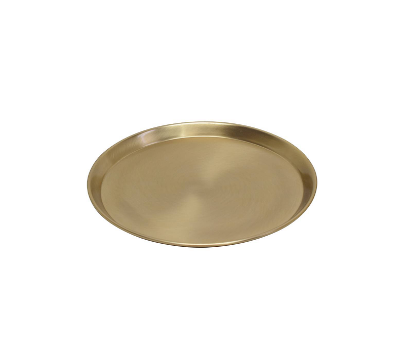 Тарелка декоративная Форлийет золотой 427027