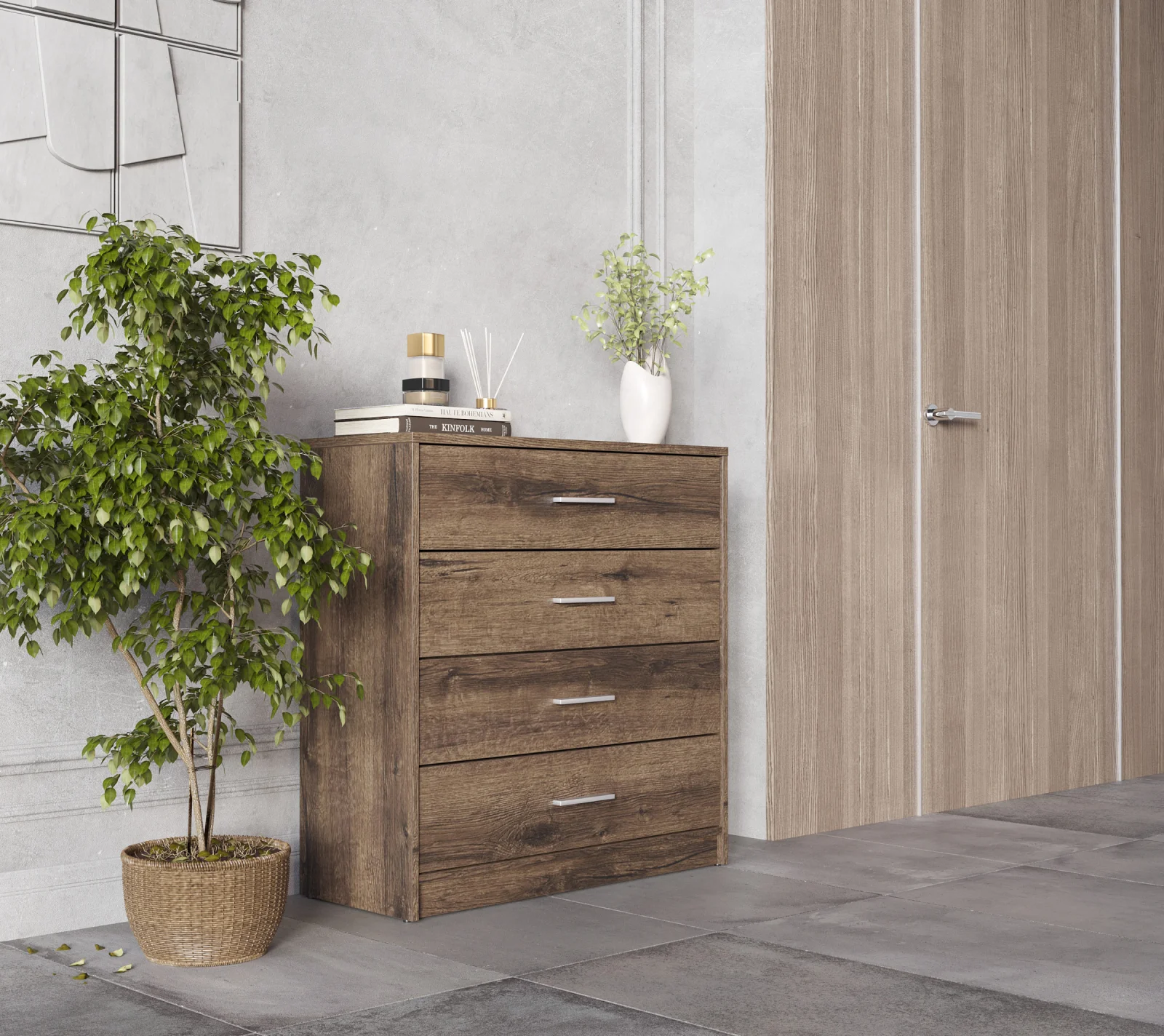 Комод Непо дуб монастырский KOM4S_3