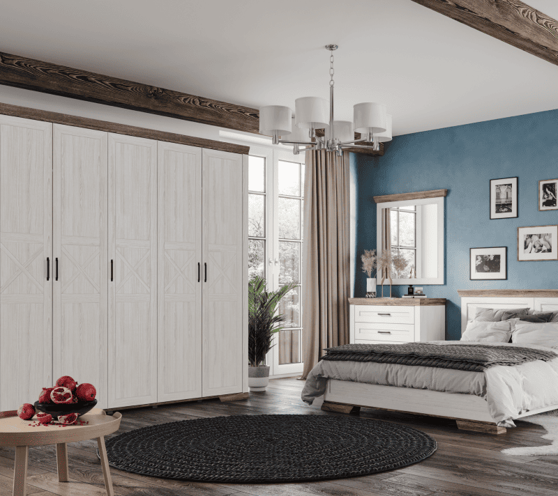 Шкаф Марсель ясень снежный SZF5D_2