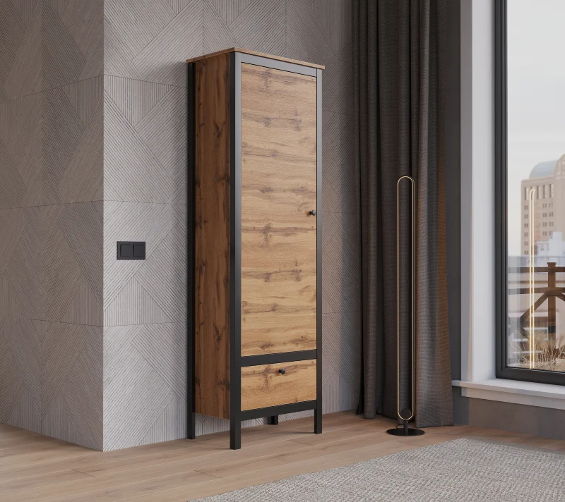 Шкаф Лофт дуб вотан REG1D1S_3