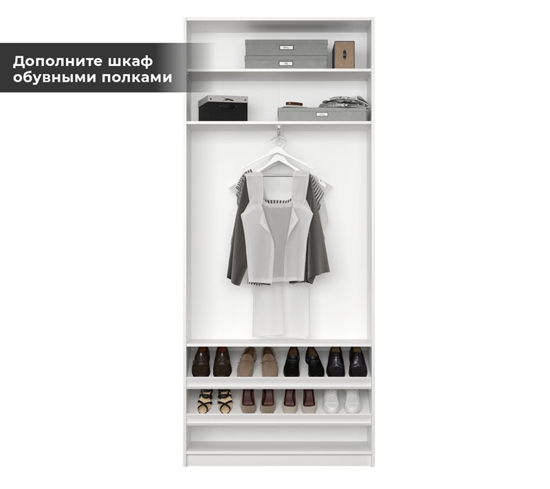 Корпус шкафа Моби белый REG/100_2