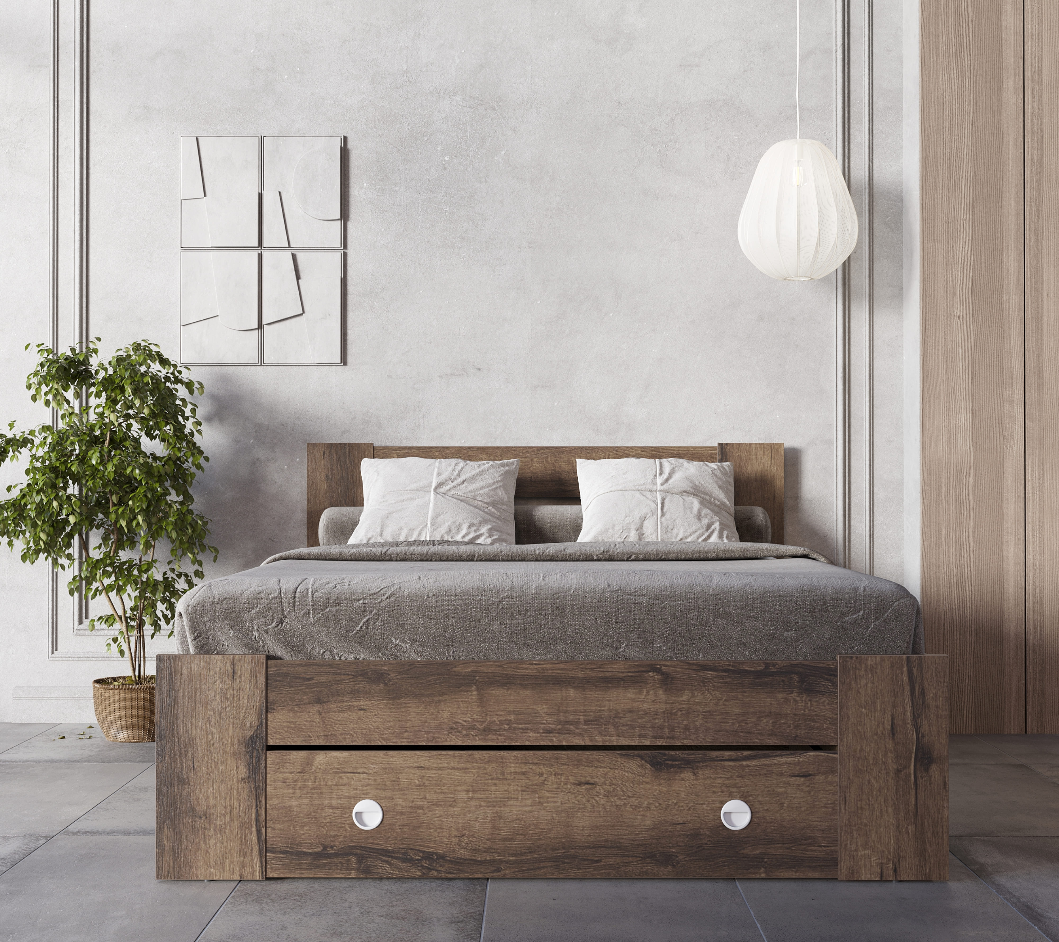 Комплект ящиков к кровати Непо дуб монастырский LOZ3S/140_1