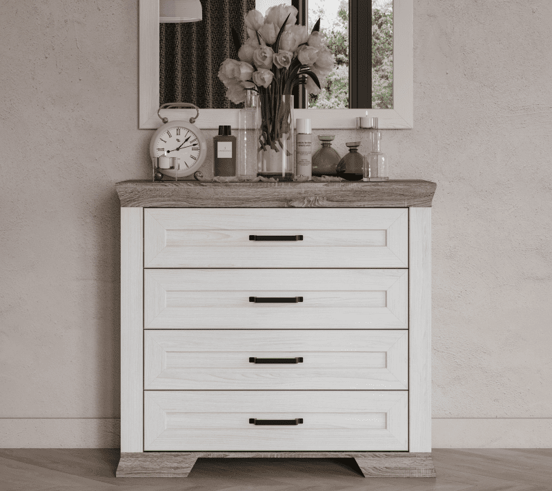 Комод Марсель ясень снежный KOM4S_3