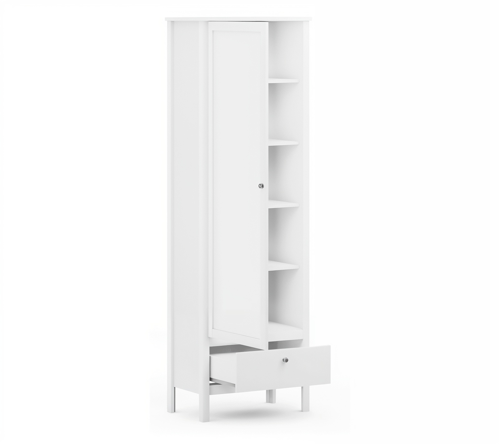 Шкаф Эва белый REG1D1S/200_1