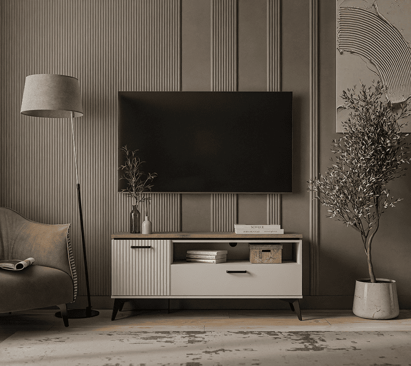 Тумба под телевизор Винати персидский жемчуг/амарок 1D1SN_1