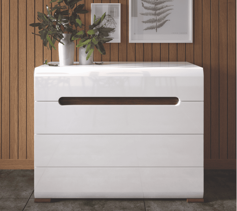 Комод Ацтека белый КОМ4S/8/11_1