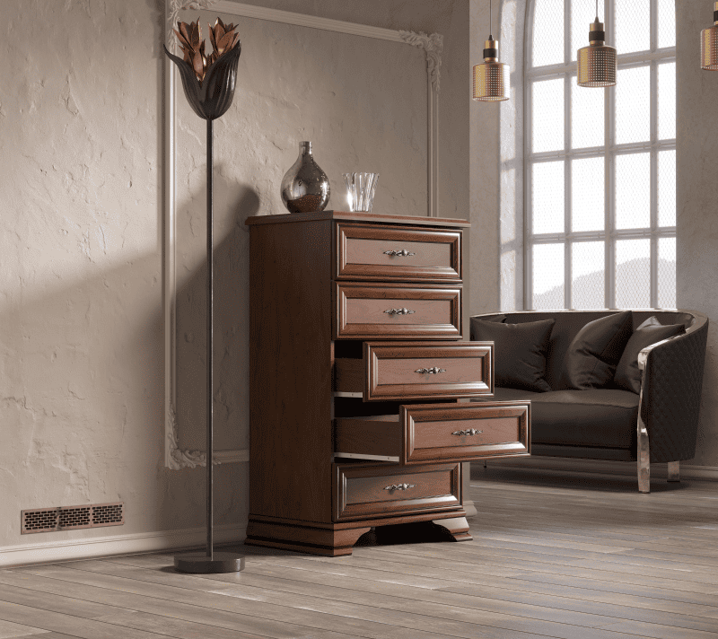 Комод Кентаки каштан KOM5S_2