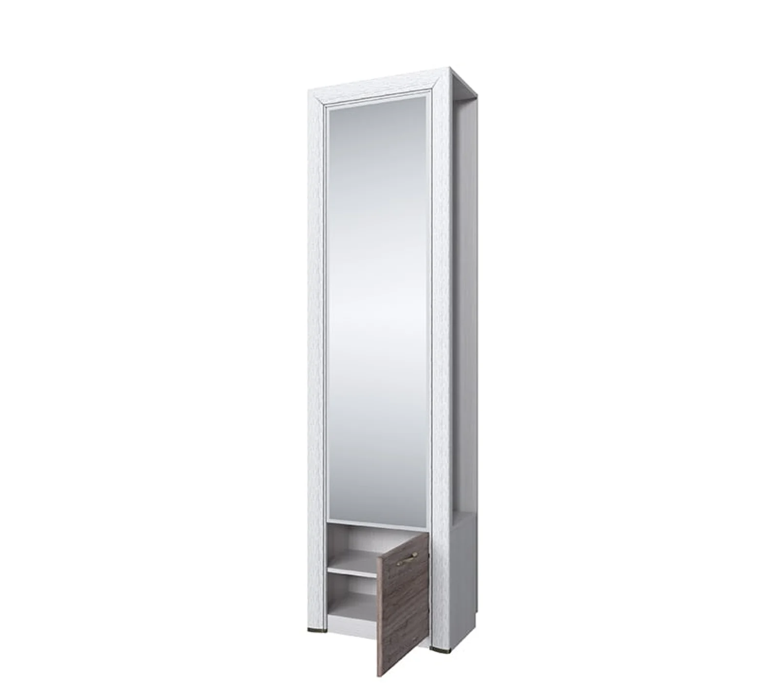 Шкаф с зеркалом Оливия дуб анкона 1DZ_1