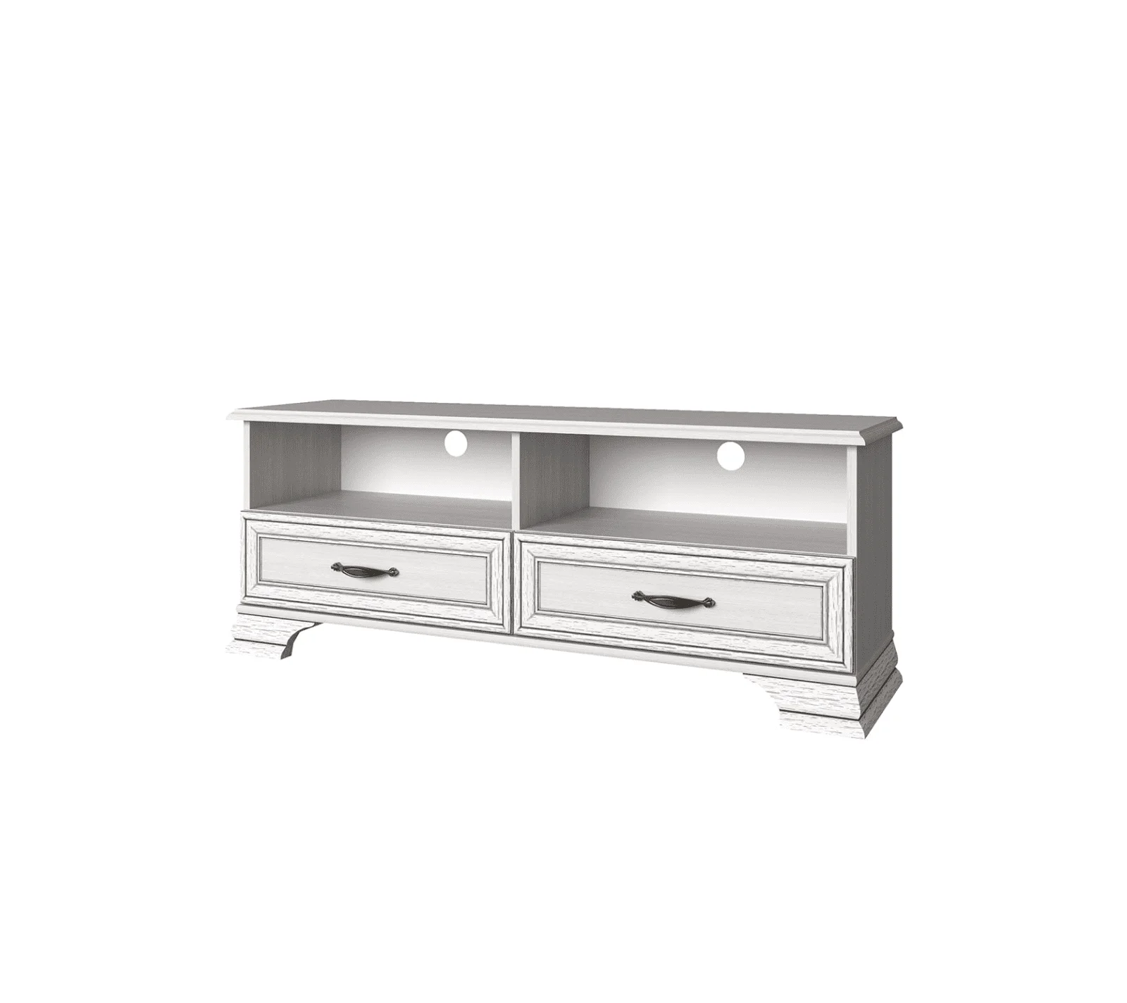 Тумба под телевизор Тиффани вудлайн кремовый  RTV 2S2N