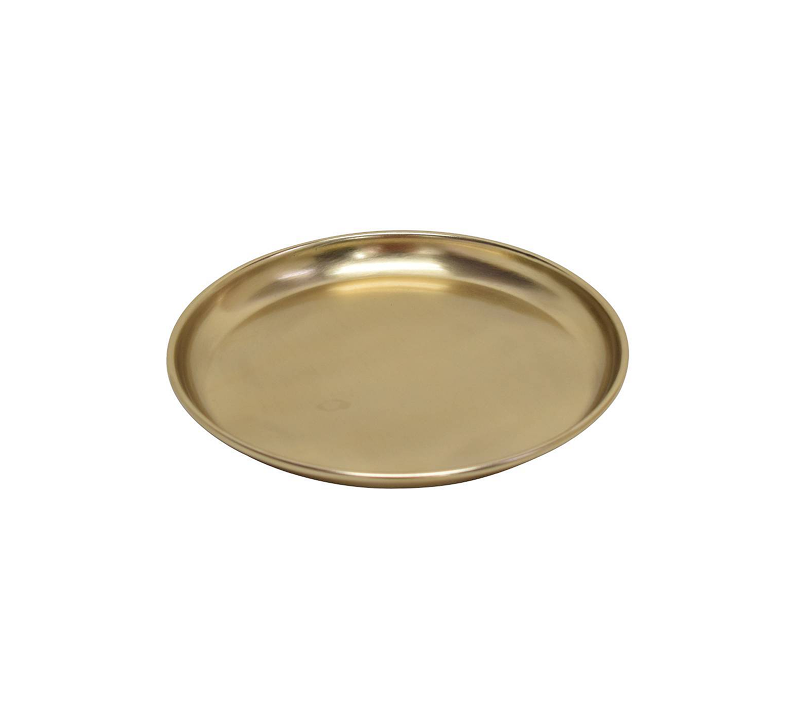 Тарелка декоративная Форлийет золотой 427026