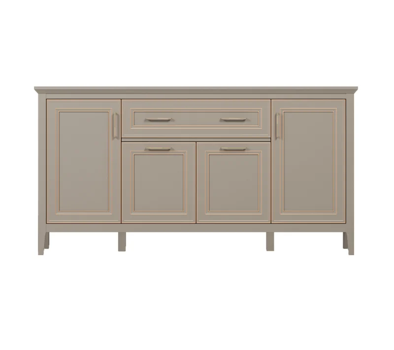 Тумба-комод Классик глиняный серый KOM4D1S