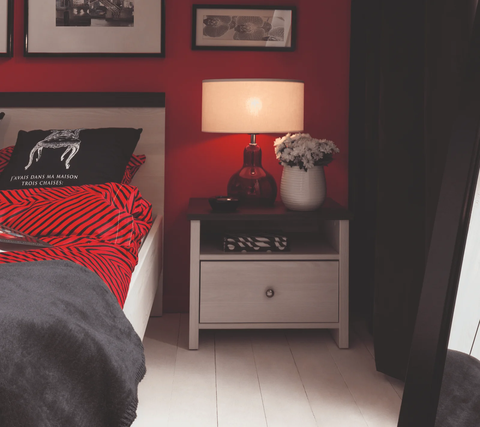 Тумба прикроватная Порто джанни/сосна ларико KOM1S/50_4