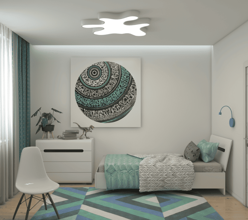 Кровать Ацтека белый LOZ90x200_2