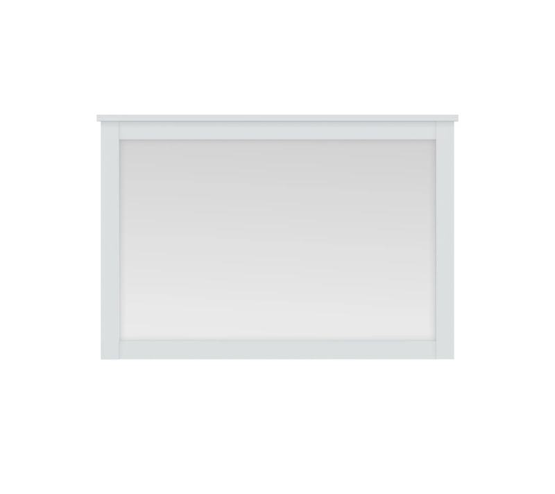 Зеркало Эва белый LUS/90