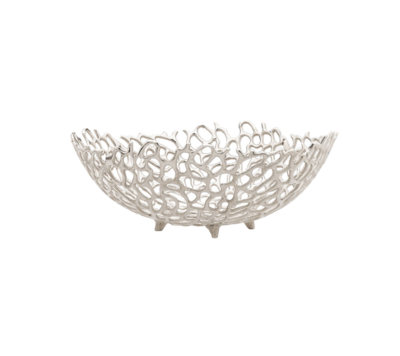 Чаша декоративная Кимитсу серебряный 427493
