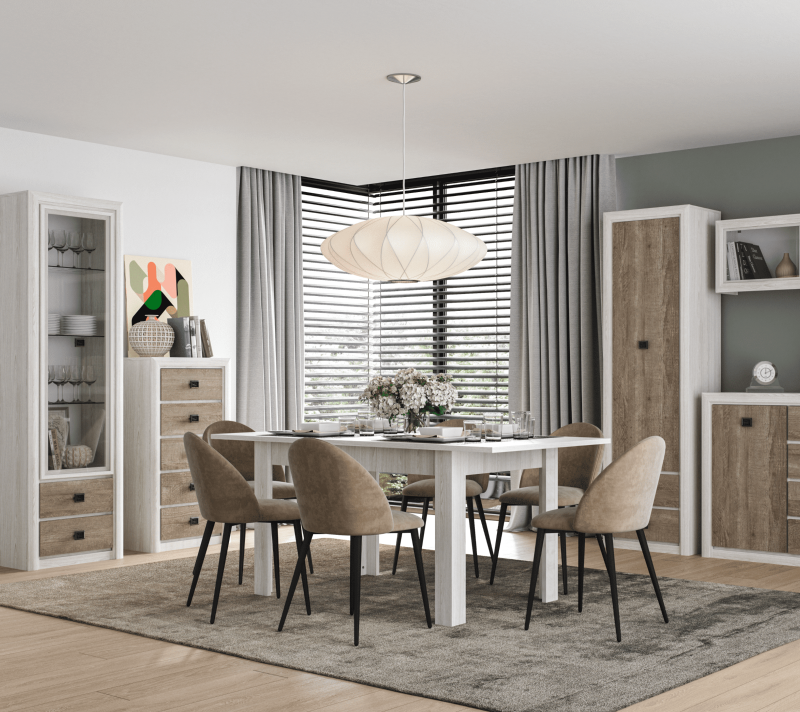 Витрина Коен ясень снежный REG1W2S_2