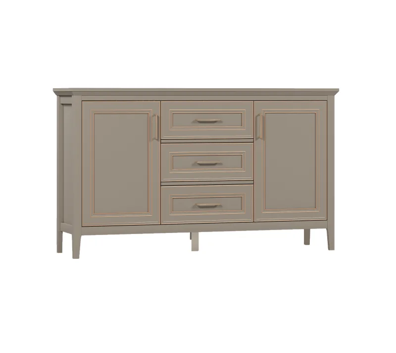 Тумба-комод Классик глиняный серый KOM2D3S_2